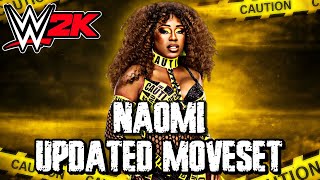 WWE 2K26 | Naomi Updated Moveset + Realistic Base Superstar Settings