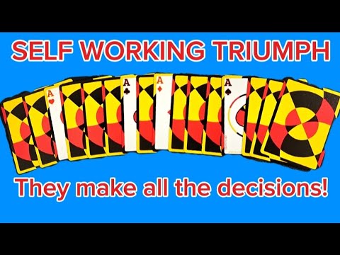 Card Trick TUTORIAL - Self Working Triumph