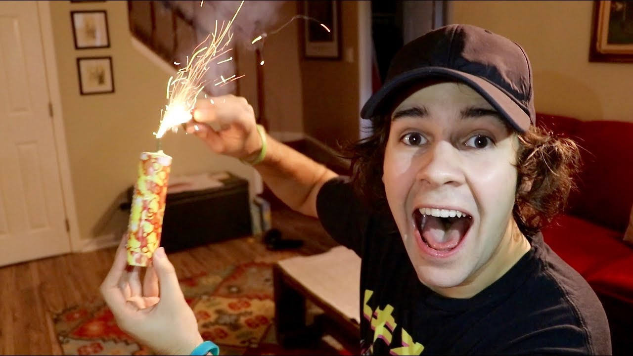 LIGHTING A FIREWORK INSIDE THEIR HOME