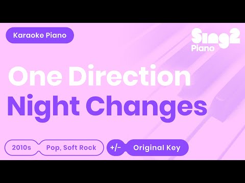 One Direction – Night Changes (Karaoke Piano)