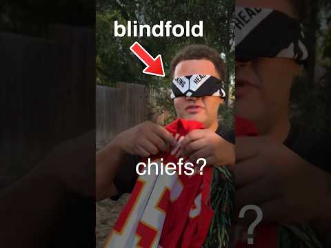Guess The NFL Jersey blindfolded ?