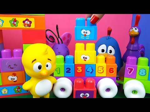 Galinha Pintadinha Brincando e Aprendendo a Contar Com Blocos Cake Tia Fla