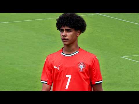 Cristiano Ronaldo Jr. All Perfomance For Portugal U15