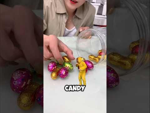 Mommy Locked Me in a Box 😭❤️~mini wood toy-woodworking art skill #shorts #candy
