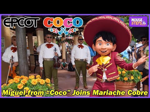 Miguel from “Coco” Joins Mariache Cobre at EPCOT During Hispanic & Latin Heritage Month 2024