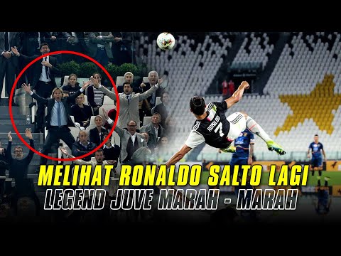 BOLANYA DIBANTU ANGIN 😱 Detik Detik Legenda Juve Dibuat Emosi Karena Salto Cristiano Ronaldo
