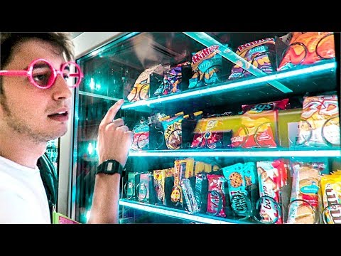 UNA SEMANA COMIENDO en MÁQUINAS expendedoras 3!