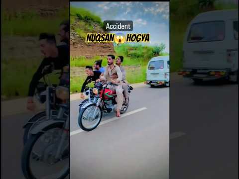 😱accident 😲 Hgya haeve #bikelover #viralshort #trending #shortsfeed #trendingvideo #fyp