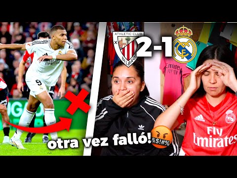 MBAPPÉÉÉ 🤬🤬🤬 Reacción: ATHLETIC 2-1 REAL MADRID *Otro penal fallado | Dúo Dinámico