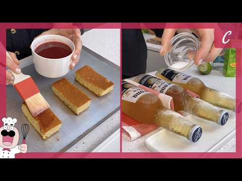Cocktail corona sunrise et cake aux fruits rouges !