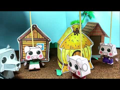 Tres cerditos cuentos infantiles | Burrikiki - mis primeras palabras | Canciones para niños