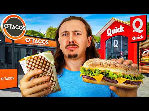 Un Québécois teste les Fast-Food Français