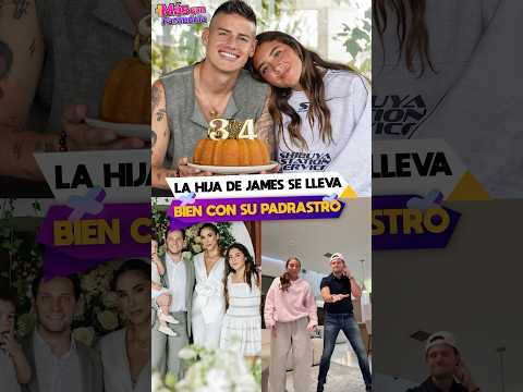 La hija de James Rodríguez se lleva bien con su padrastro.