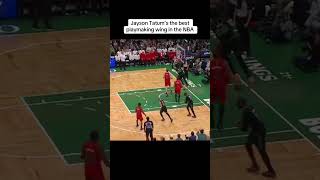 Tatum’s one of the best passers at the wing position #nba #basketball