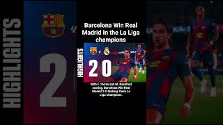 Barcelona vs Real Madrid Update  #football #music #soccer #barca #realmadrid #elclasico #2-0