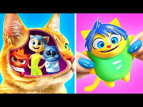 If Inside Out 2 Emotions Were Cats! *Kitten Controls My Life*