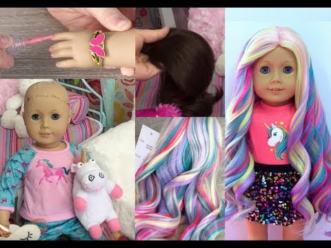 American Girl Unicorn Doll~Fixing Up A Retired AG Doll!