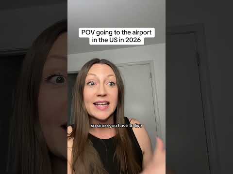 Going to the airport in the US in 2026 be like #tsa #airport #travel #usa #american