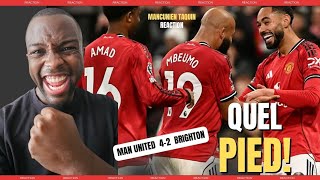 MBEUMO & CUNHA WAHOU ! VICTOIRE MAN UNITED VS BRIGHTON 4-2 !