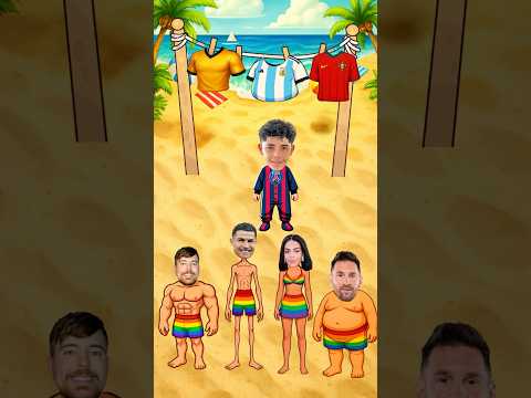 Hangi tişört benim olacak sizce? 🤫😆🧐Ronaldo, Messi, MrBeast, Georgina, Jr. Ronaldo