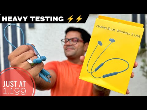 Realme Buds Wireless 5 Lite Neckband Detailed Review ⚡⚡ Best Neckband Under 1500 ??