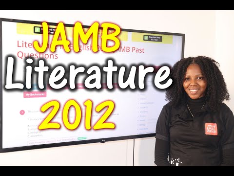 JAMB CBT Literature in English 2012 Past Questions 1 - 20