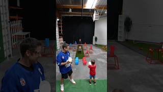 FATHER vs SON trick shot challenge!