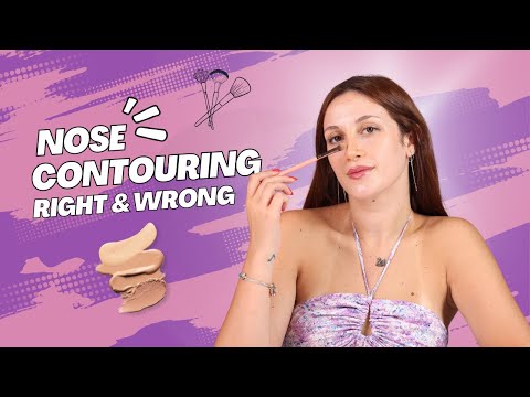 Nose Contouring Right And Wrong With Lea |  تحديد شكل الأنف الصحيح والخطأ مع ليا