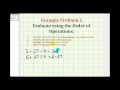 Order of Operations and Basic Arithmetic
