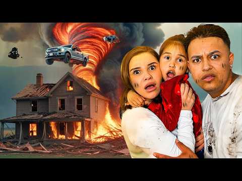 We SURVIVED a FIRE TORNADO 🔥🌪️ *It HIT our NEW House*