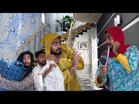 العائلة المغربية فاش كاطيح الشتاء