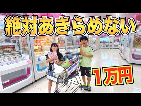 【兄妹で1万円チャレンジ 】諦めなければ絶対取れる戦い！