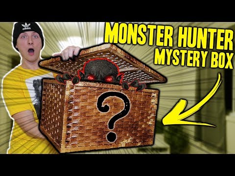 OPENING A MONSTER HUNTER MYSTERY BOX FROM THE DARK WEB!! (WON'T BELIEVE WHAT WE FOUND!!)