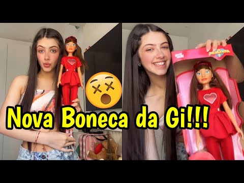 GI ALPARONE ABRINDO SUA BONECA DA AVENTUREIRA VERMELHA!!!