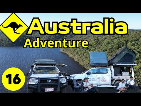 Bungarie Bay campground/ Myall Lakes/ مغادرة سيدني / المخيم مغلق بسبب الإصلاحات / قلبي ليك ميال