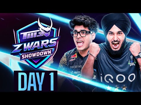 TMG Z WARS SHOWDOWN • Invitational Day 1 | Ft. Godlike, soul, RntXspark, Carnival gaming, TMG