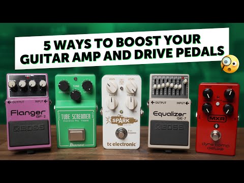 5 ways to boost your guitar amp and drive pedals | Sound Demo & Comparison