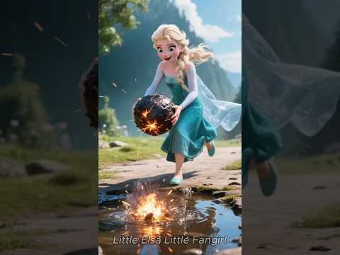 Elsa Cooks a Special Fish Dish 🐟❄️ and Surprises Snow White with a Royal Invite! | #shorts