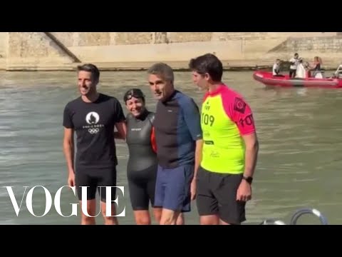 Mayor Hidalgo Jumps Into the Seine