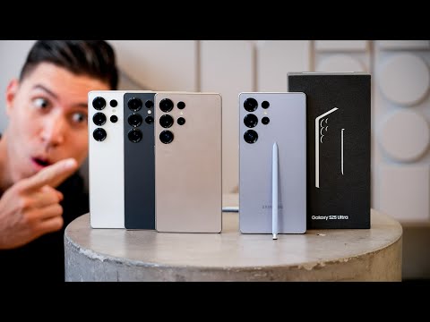 Samsung Galaxy S25 Ultra UNBOXING - EVERY COLOUR!