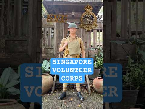 Fall of Singapore 1942: WW2 Singapore Volunteer Corps Uniform #ww2 #reenactment #singapore #uk #wwii