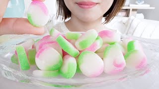 【咀嚼音】シャキシャキもちもち食感がクセになる"ハッカ餅"の味がなんか苦手【ASMR/EATINGSOUNDS】