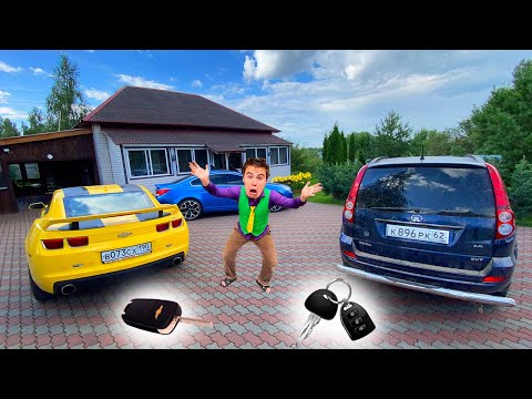 Comedy Video - Mr. Joe on Hover CHOOSES Sports Car & RACES VS Lada & Opel & Camaro