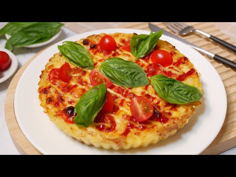 タルト型で簡単！ポテトマルゲリータ Easy potato margherita made in a tart pan!