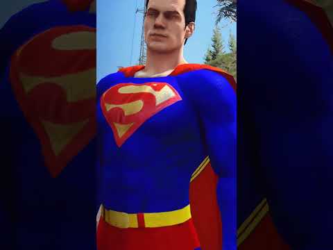 GTA V: SUPERMAN SAVING FRANKLIN FROM THOMAS THE TRAIN #shorts