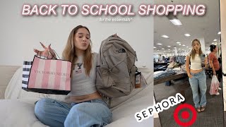 going *BACK TO SCHOOL* shopping for the ESSENTIALS