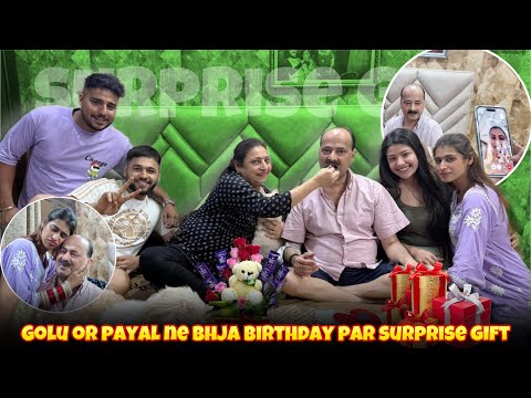 Golu or payal ne bhja birthday par surprise gift😍 dekh kar ansu nahi ruke
