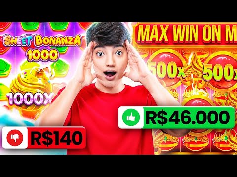 MINHA BANCA REAL ESTAVA EM 140R$ SUBI PRA 47 MIL R$ E SAQUEI AO VIVO !!