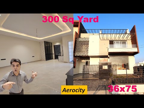 300 Yard House Design Indian Style  | 36x75 House Design Ideas | 300 Sq Yard House with Garden