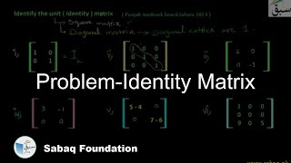 Problem-Identity Matrix